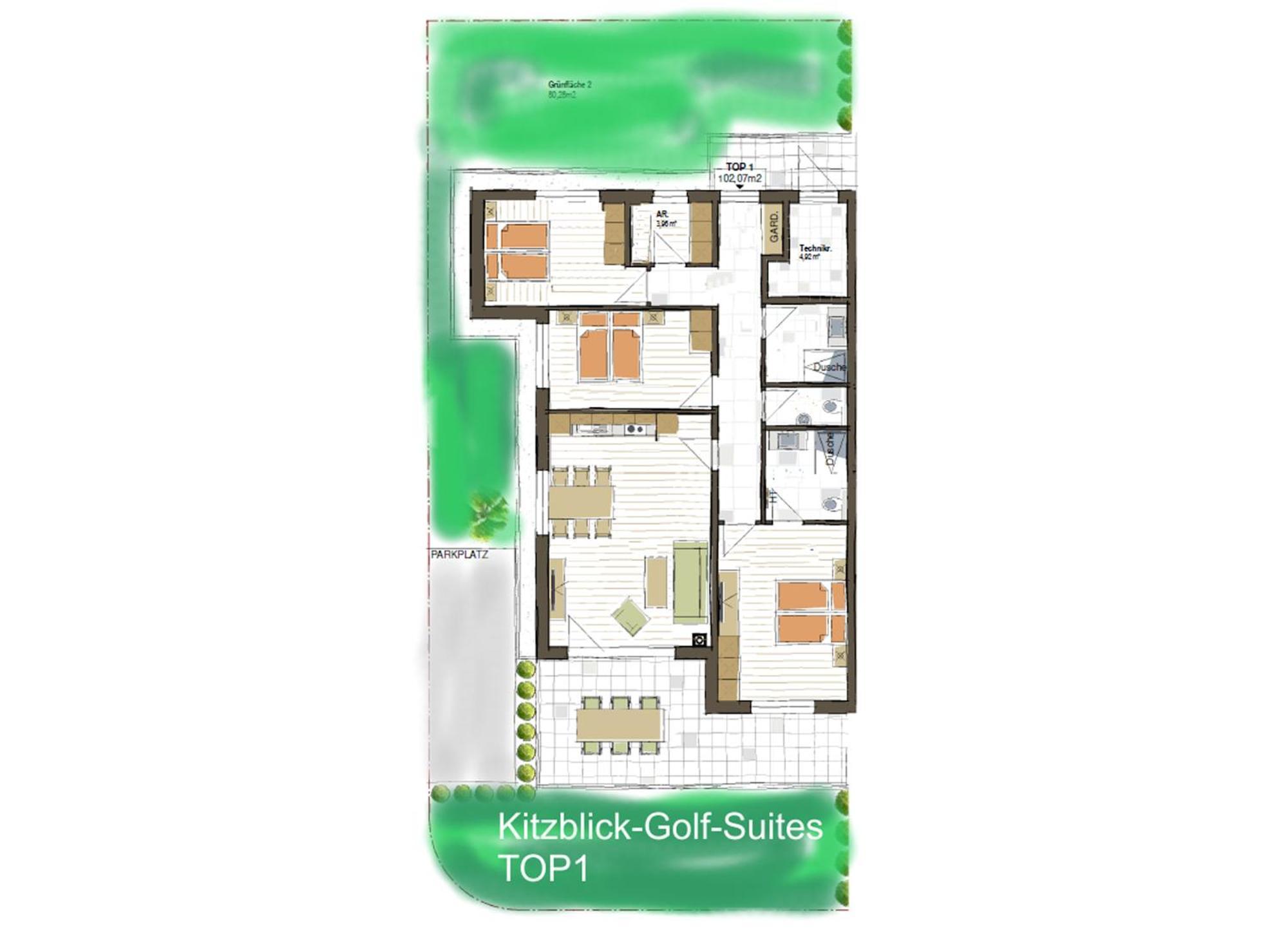 Finest Kitzblick Golf Suites By All In One Apartments Zell am See Værelse billede